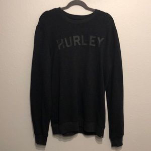 Hurley crewneck sweatshirt hoodie black large